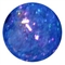 12mm Acrylic Royal Blue Crackle Bubblegum Beads sold by the bead