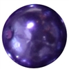 12mm Dark Purple Faux Pearl Bead