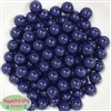 12mm Navy Blue Acrylic Bubblegum Beads Bulk