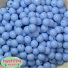 12mm Periwinkle Blue Acrylic Bubblegum Beads Bulk