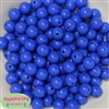 12mm Royal Blue Acrylic Bubblegum Beads Bulk