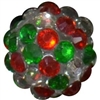 14mm Christmas Confetti Rhinestone Beads