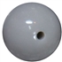 14mm Gray Acrylic Bubblegum Beads
