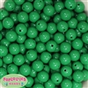 14mm Emerald Green Acrylic Bubblegum Beads