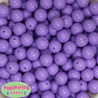 14mm Lavender  Acrylic Bubblegum Beads