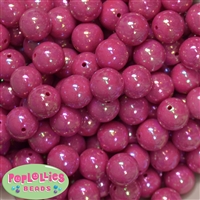 16mm Cranberry Miracle Beads 20pc
