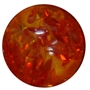 20mm Orange Marble Acrylic Bubblegum Bead