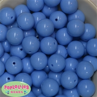 20mm Periwinkle Blue Acrylic Bubblegum Beads Bulk
