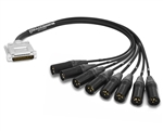 Digital DB25 to XLR-Male Snake Cable for Apogee AD16x (Yamaha Pinout) | Made from Mogami 3162 & Neutrik Gold Connectors | Premium Finish