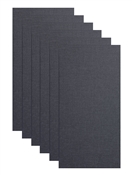 Primacoustic Broadway 2" Broadband Absorber Acoustic Wall Panel 6-pack - Black w/ Square Edge