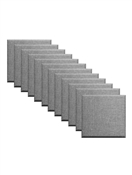 Primacoustic Broadway 2" Control Cube Acoustic Wall Panel 12-pack - Grey w/ Beveled Edge