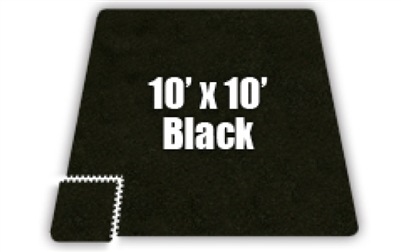 Soft Carpet Black 10x10ft