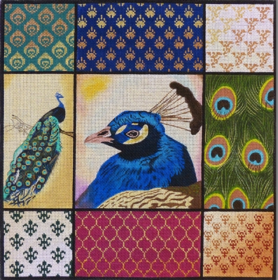 1080 Peacock Collage