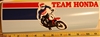 1970's Vintage Team Honda bumper sticker