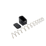Shield Arms +5 / +4 Magazine Extension and Spring for Glock 17, 22, 34, 35, 19X, and 45  - Black