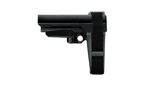 SB Tactical SBA3 Adjustable Pistol Stabilizing Brace - Black - NO BUFFER TUBE