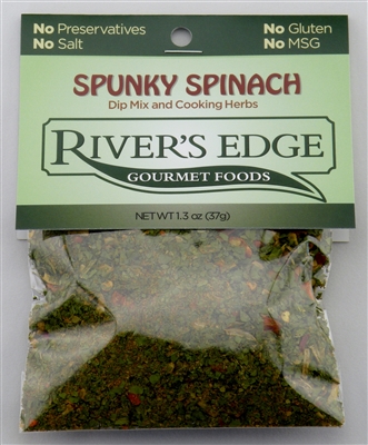Spunky spinach dip