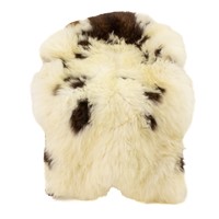 Large White with Dark Spots Spotted Sheepskin