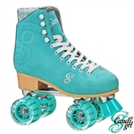 candi,girl,roller,skates,carlin,teal,disco