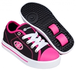 heelys,classic,black,pink,girls,x2,white