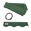 Retractable Awning Fabric Replacement - 2.4 x 2 Meter - Green - ALEKO