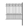 ALEKO&reg; St. Petersburg Style DIY Iron Wrought Steel 5.5' X 5' (1.7 X 1.5 m)  High Quality Ornamental Fence