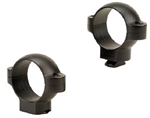 BURRIS Standard Solid Steel Rings (Dovetail front, Windage Adjustable Rear) Matte Medium 1 inch