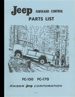 Parts List Jeep Forward Control Models FC-150, FC-170