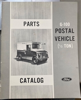 Parts Manual for Ford G-100 1/2 Ton Postal Vehicle