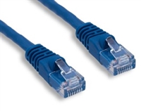 Wavenet 6E04UR CAT6 550MHz UTP Patch Cable with Molded Snagless Boot - 7 Ft - Blue