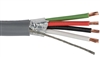 18 AWG 4 Conductor Shielded CMR, 1000 ft Gray Cable