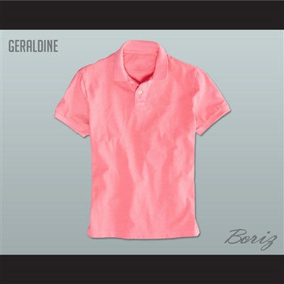 Men's Solid Color Geraldine Polo Shirt