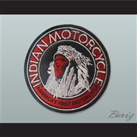 Set of 5 Indian Motorcycle Circle Patches