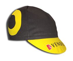 Direct Energie Vendee BJORKA Cycling Cap 2018 Pro Team Made in Italy Blackâ€¦