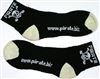 Pirate Logo MTB Cycling Socks, Black Kevlar blend, M-XL