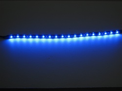 LED Flex Ribbon Strips - 12vdc, Water Resistant - 12 Inch strip with Quick Connector Set!
