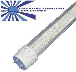 T10 SMD LED Tube Light - 1800 Lumens, 4 foot, Natural White, 18 Watt, 290 LED, 90V-277VAC, Clear Lens, Commercial Grade - CE/ROHS Approved