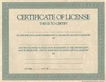 Certificate-License (Generic): 081407010908