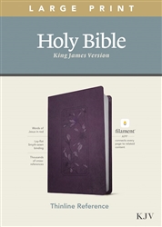 KJV Large Print Thinline Reference Bible/Filament Enabled Edition: 9781496447180