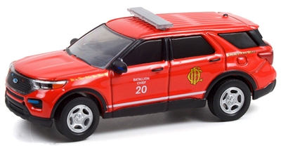 Greenlight Collectibles Fire & Rescue Series 1 - 2020 Ford Police Interceptor (Chicago Fire Dept)