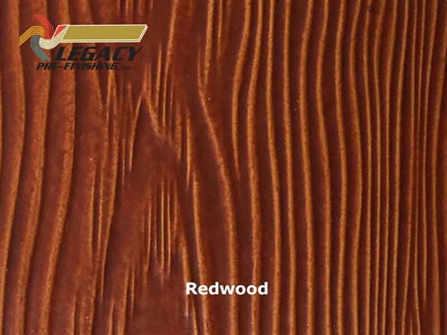 Allura Prefinished Vertical Panel Siding - Redwood