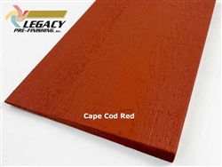 Prefinished Cedar Bevel Siding - Cape Cod Red
