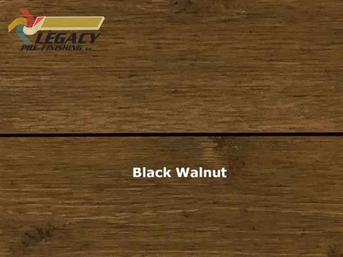 Cedar Prefinished Exterior Shiplap Siding - Black Walnut Stain