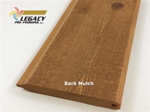 Prefinished Cypress Tongue And Groove Siding - Bark Mulch