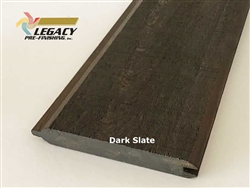 Prefinished Cypress Tongue And Groove Siding - Dark Slate Stain