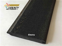 Prefinished Cypress Tongue And Groove Siding - Ebony Stain