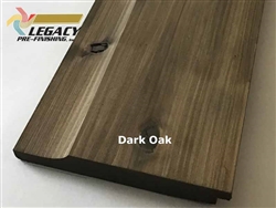 Prefinished Cedar Dutch German Lap Siding - Dark Oak Stain
