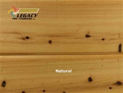 Cypress Prefinished Tongue And Groove V-Joint Boards - Natural Stain