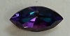 10 X 5mm Pointed Back Navette-Heliotrope