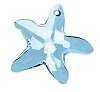 20mm Starfish Pendant Aquamarine